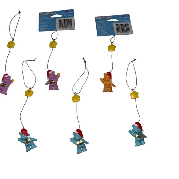 New Used Vintage Care Bears Mini Christmas Ornaments Set 9 Holiday 2004 Share - Picture 6 of 6